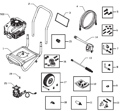 generac 020226-0 PARTS LIST